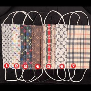 Disposable Designer Face Mask (50 QTY)